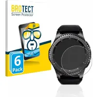BROTECT - Screenprotector voor Samsung Gear S3 Frontier / S3 Classic - Folie Beschermfolie transparant 6 Stuks
