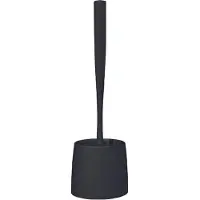 Bisk Ida - Toiletborstel met Houder - Vrijstaand - 36,5 cm - Kunststof - Zwart