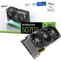 PNY NVIDIA GeForce RTX 5070 Ti OC - Videokaart - 16 GB - GDDR7 - PCIe 5.0 - 1x HDMI 2.1b - 3x DisplayPort 2.1a