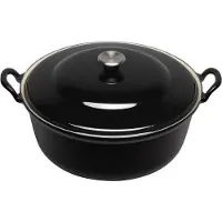 Le Creuset Faitout Braad en Stoofpan Zwart Ø 28 cm