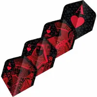Unicorn Ultrafly Royal Flush Red PLUS - Dart Flights