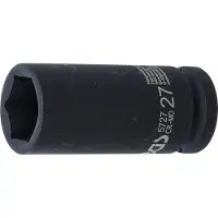Bgs Kracht dopsleuteldop zeskant, diep 3/4 27 mm