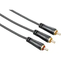 Hama subwoofer kabel 1 cinch - 2 cinch 7.5m, 3ster