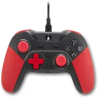 Spartan Gear Pelekys - Bedrade Controller - PC & PlayStation 3 Compatibel - USB Aansluiting - Zwart/Rood