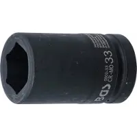 Bgs Power Socket Zeskant, diep Aandrijving Vierkantaandrijving 25 mm (1") SW 33 mm (1", 33 mm)