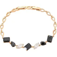 NAEMI Armband goud / zwart / transparant