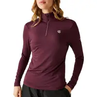 Dare 2b Dames stretch ondershirt 1/2 ritssluiting Lowline II