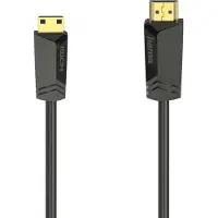 Hama 00205015 HDMI-kabel HDMI Aansluitkabel HDMI-A-stekker 1.5 m Zwart Vergulde steekcontacten