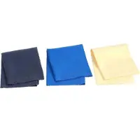 MusicNomad MN203 SUPER SOFT EDGELESS MICROFIBER SUEDE POLISHING CLOTH-3 PACK