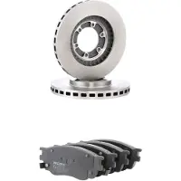 RIDEX 3405B3118 Remschijven en blokken