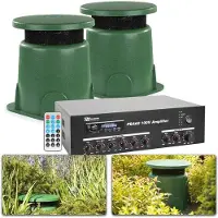 Power Dynamics Tuin of terras geluidsinstallatie met twee weerbestendige speakers