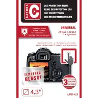 Caruba Beschermglas voor 4,3" scherm (2 stuks)