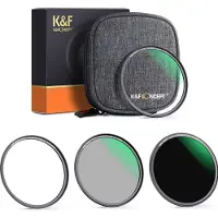 K&F Concept Magnetic CPL-ND-UV Filter Kit 67mm