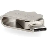 Nedis USB stick | | 64 GB (USB A en USB C, USB 3.2, Metaal)
