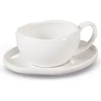Bricard Barles Espressoset - 12-delig Wit - 125ml - Porselein - Koffiekopjes