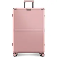 Onyx Hybrid Pro Check-in Koffer Large 100 Liter - Gerecycled Polycarbonaat en Ritsloos Design - Reiskoffer met TSA slot en Spinner wielen - Candy Pink