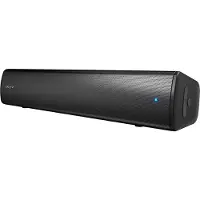 Creative Labs - Stage Air V2 Compact Under-monitor Soundbar, Black
