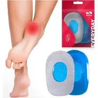 Sulpo Hielspoor dempende gel - universele maat - Gel inlegzolen voor schoenen Hielkussentjes van zachte siliconen, geweldige demping voor de voet tijdens het lopen.