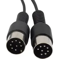 BOSSCOM DIN 8-pins / Powerlink PL4 kabel voor B&O | zwart | 1 meter