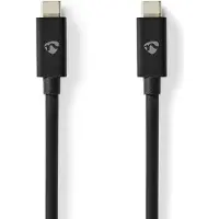 Nedis CCGL66040BK10, 1 meter, USB-C, USB-C, USB4 Gen 3x2