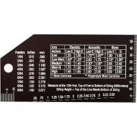 MusicNomad MN602 precisiemeter snaarhoogte