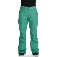 Volcom - Dames skibroeken - Stonelark Gore-Tex Pant W Spruce Green voor Dames - Maat S - Groen