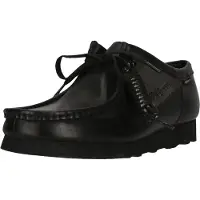 Clarks Mocassins 'Wallabee' zwart