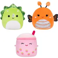 Squishmallows MicroMallows by - 3 Pack Plush - (Mony, Tristan, Victoria)
