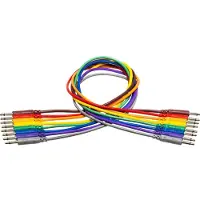 Hosa Technology CMM-815 Patchkabels 3.5 Mm 15.24 Cm (8 Stuks)
