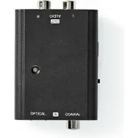 Nedis Digitale Audioconverter | 2-wegs | Manueel | Zwart | 1 stuks - ACON2509BK ACON2509BK