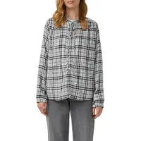 s.Oliver Blouse pastelblauw / bordeaux / zwart