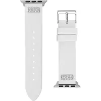 GUESS Raad Appel (38 Mm-40 Mm) Band Horloge Wit Geval 100%: Na | Armband 100%: Siliconen NA CS2005S1