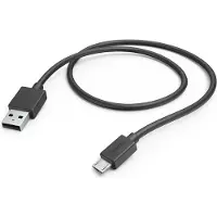 Hama USB-laadkabel - USB-A naar Micro USB - USB naar Micro USB - 1,0 meter - Geschikt voor Smartphone en Tablet - Zwart