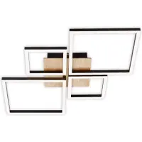 Briloner FRAME - LED Plafonniére - plafondlamp dimbaar - draaibaar - memory functie - 48W