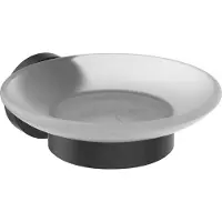 Ideal standard IOM - Set badkameraccessoires, mat glas/zwart A9245XG