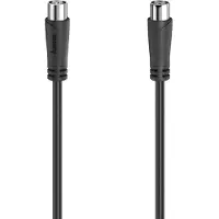 Hama Antennekabel Coax-stekker - Coax-koppeling 1,5 M 90 DB Zwart