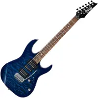 Ibanez GRX70QA‑TBB – GIO Series Elektrische Gitaar – Transparent Blue Burst – HSH Pickups