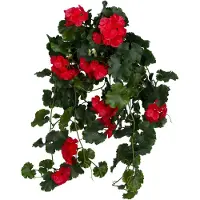 LeopoldFlora Kunst Hanggeranium 65cm UV rood