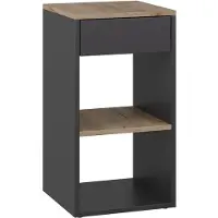 Vicco Dany Nachtkastje – 35 x 65 cm met 1 lade Antraciet