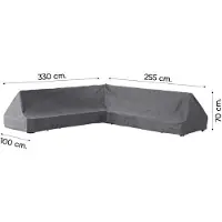 Winza Outdoor Covers - Premium - beschermhoes loungeset - Afmeting : c