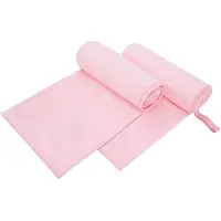 vidaXL Sporthanddoeken 2 st Roze 200 x 100 cm