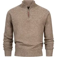 INDICODE JEANS Trui 'INTrax' lichtbruin