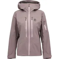Black Diamond - Dames ski jassen - W Recon LT Stretch Shell Dark Mauve voor Dames van Gerecyclede materialen - Maat M - Paars