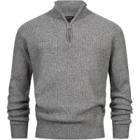 INDICODE JEANS Trui 'INPeace' grijs