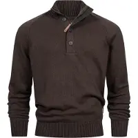 INDICODE JEANS Trui 'INRajas' bruin