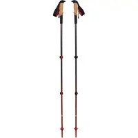 Black Diamond Pursuit Shock Hiking Poles Black/Red || Maat: 125