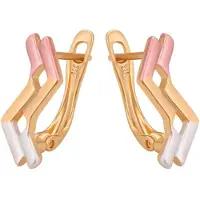 Gaya Oorbellen rose-goud / oudroze / zilver