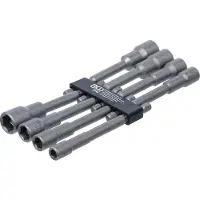Bgs Steckschlüssel-Einsatz-Satz 6-kant, extra lang 6,3 mm (1/4") f. Bohrmaschinen 6-13mm 8-tlg