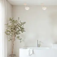 Argon Plafondlamp Mado, dimbaar, crème / amber, Woon-/ Eetkamer, metaal, Modern, plafondlamp