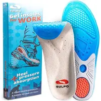 Sulpo Gel inlegzolen voor schoenen maat 40 - 41 - Inlegzolen voor alledaagse schoenen, uitstekende schokdemping. Ze verhogen het loopcomfort en voorkomen voetpijn na lang staan en lopen.